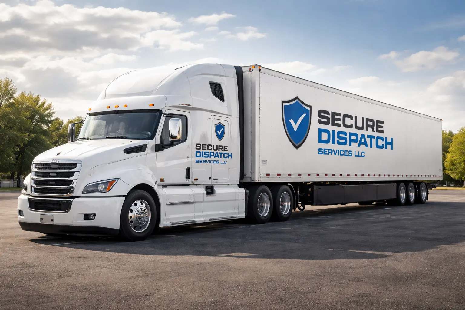 Secure Dispatch truck logo